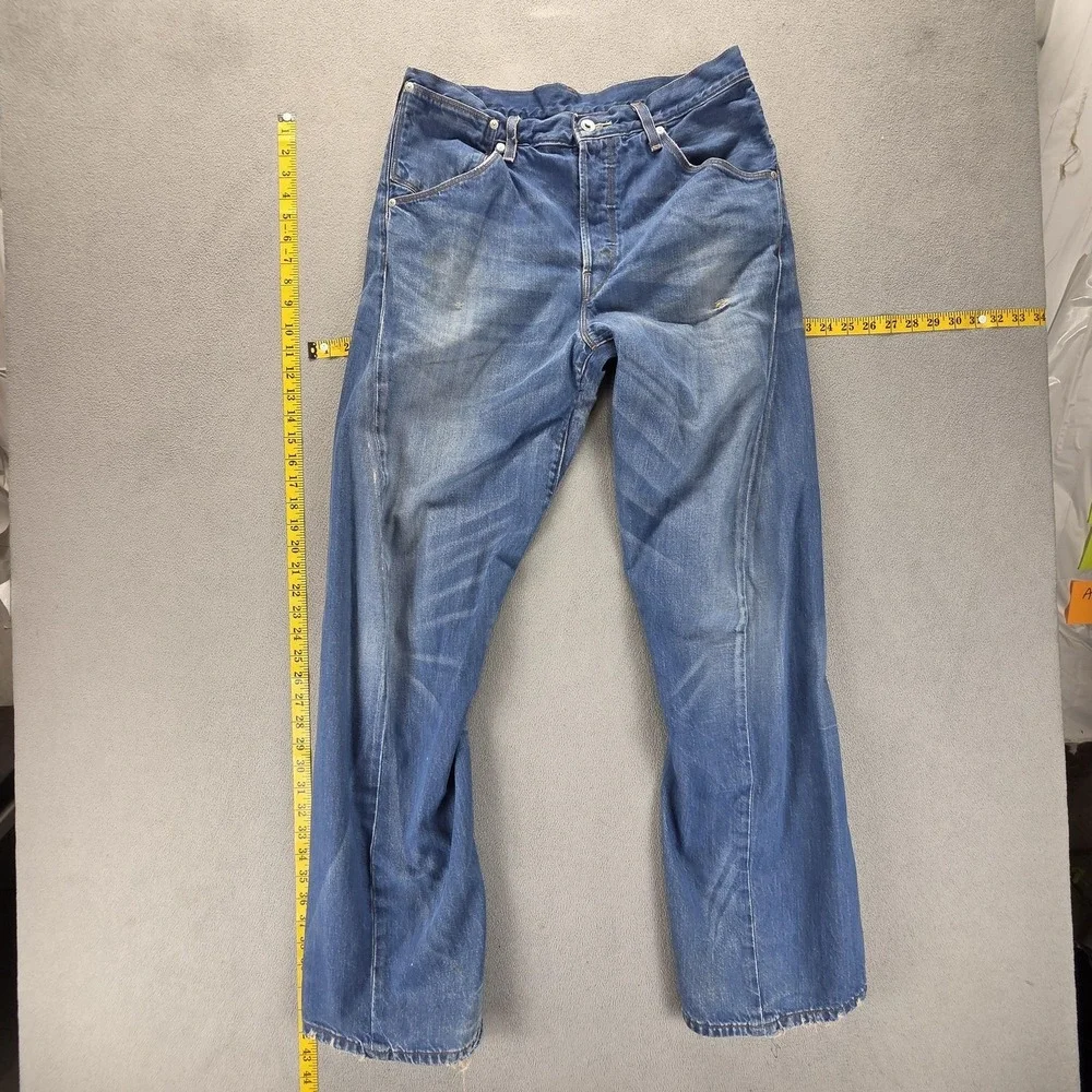 VTG Levis Engineered Jeans Mens Blue Buckle Back Twisted One Pocket Fits 31x34